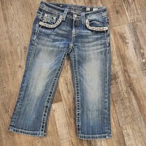 Miss Me Girls Cuffed Capri Jeans